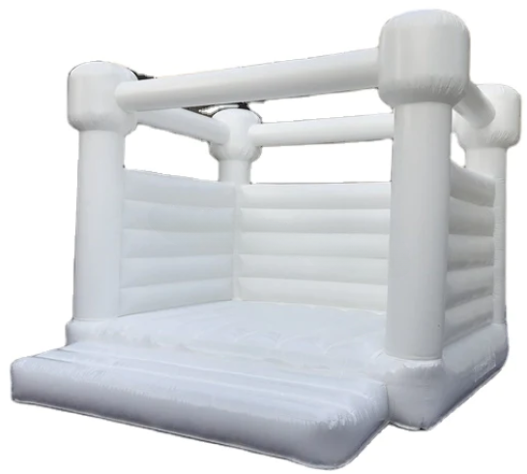 White Wedding Bounce House 10x10