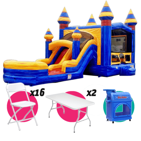 Deluxe Package ( Arctic combo + 16 chairs + 2 Tables + snow cone machine)