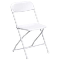 Fold Up Chairs - White