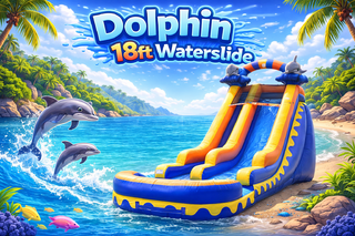 18ft Dolphin Waterslide