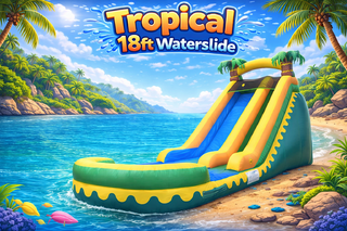 18ft Tropical Waterslide