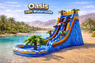 Oasis 26 Foot Tall Waterslide - 45 Feet Long