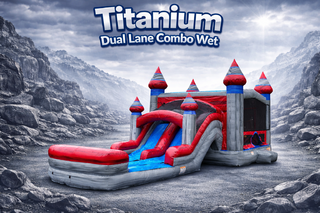 Titanium Dual Lane Combo Waterslide