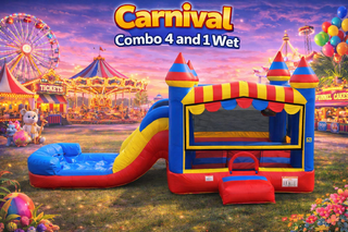Carnival Combo 4 in 1 Waterslide