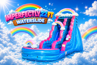 Imperfectly 22 Foot Tall Waterslide - 40 Feet Long