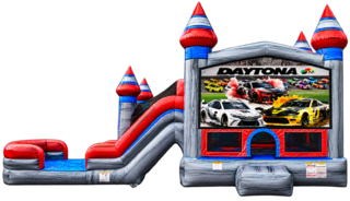 Race Cars Titanium Dual Lane Combo dry slide