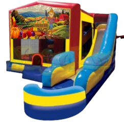 Fall Huge C7 Combo Obstacle course with Slide dry