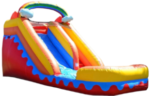 Rainbow Cloud 14ft Waterslide