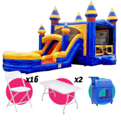 Deluxe Package ( Arctic combo + 16 chairs + 2 Tables + snow cone machine)