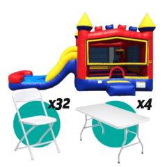 Advanced Package ( Combo 4n1 + 32 Chairs + 4 Tables)