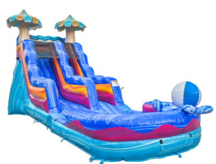 Pool Party 16Ft Waterslide (New)