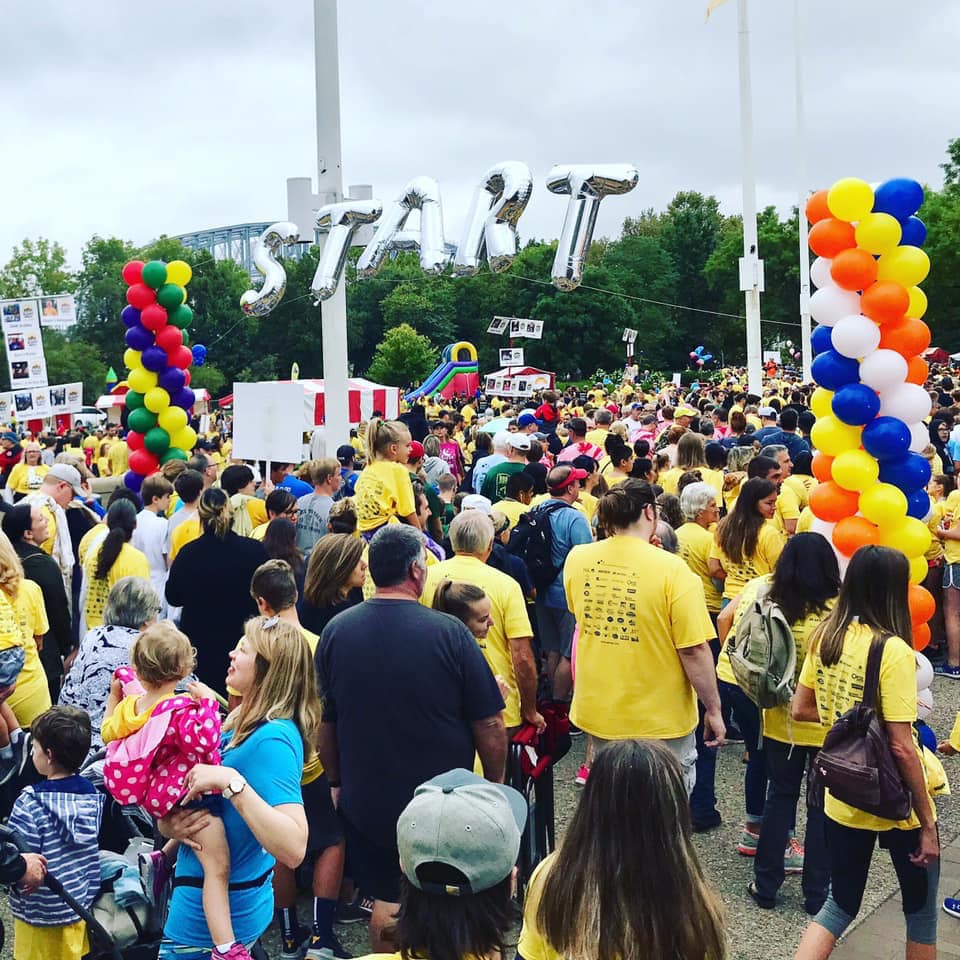Buddy Walk at Sawyer Point Cincinnati inflatables