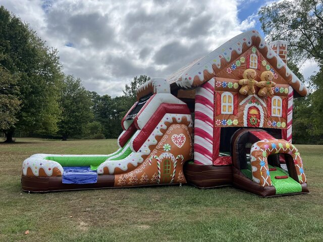 Gingerbread Bounce House Combo