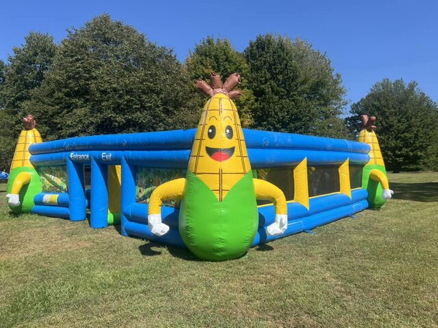 Giant Inflatable Corn Maze