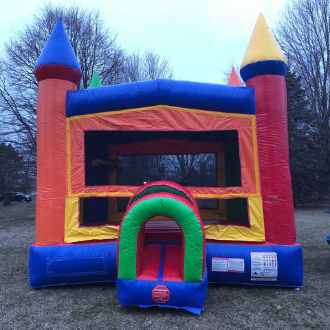 Rainbow Bounce House Jumper Rental | Cincinnati, OH | Party Go Round