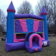 Pink & Purple Bounce House, Concession Machine & Game