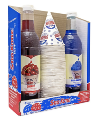 Snow Cone Syrup and Cups - 50 Servings