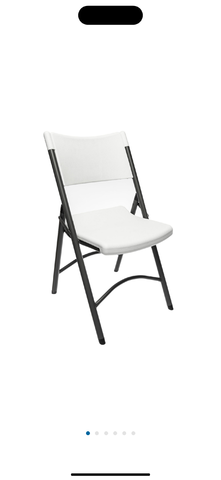 White Folding  Chair 