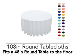 Polyester 108in Round
