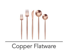 Copper Flatware