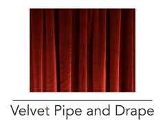 Pipe and Drape - Velvet