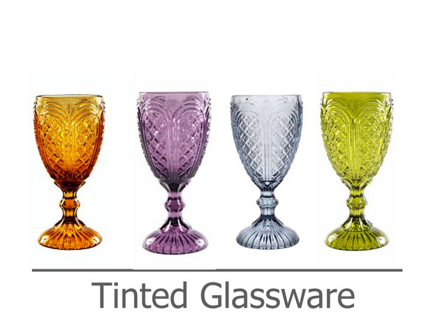 Tinted Glassware
