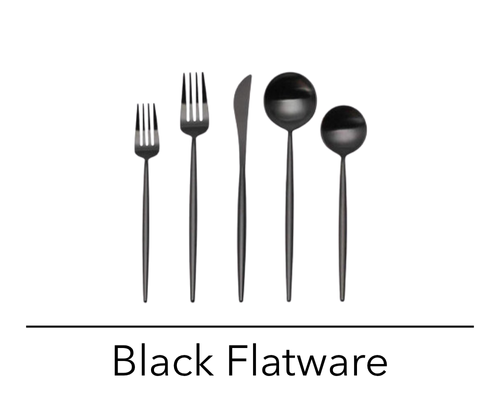 Black Flatware