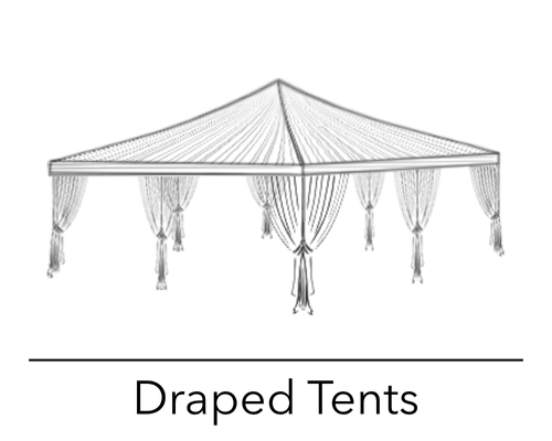 Draped Tents