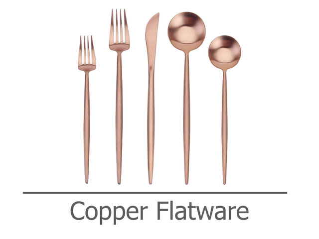 Copper Flatware