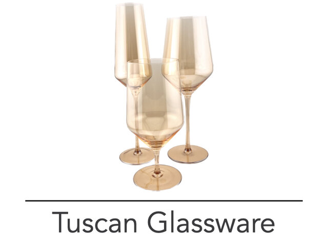 Tuscan Glassware