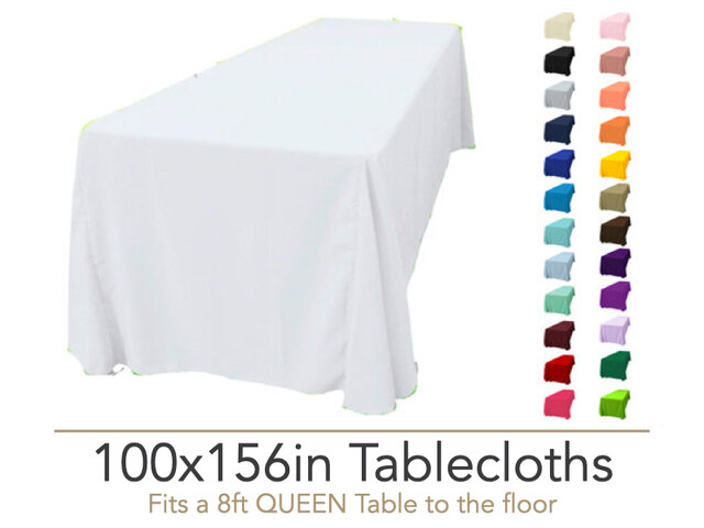 100x156 Tablecloths