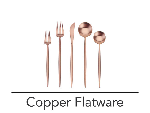 Copper Flatware