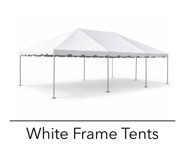 White Frame Tents