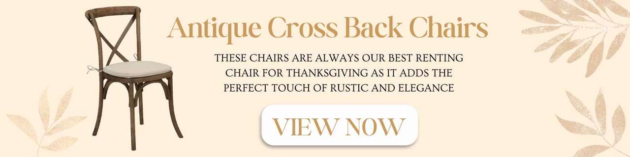 Cross Back Chair Rentals