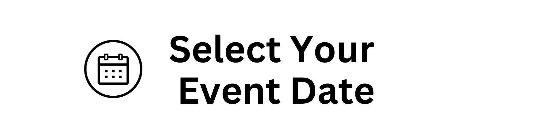 Select your event date