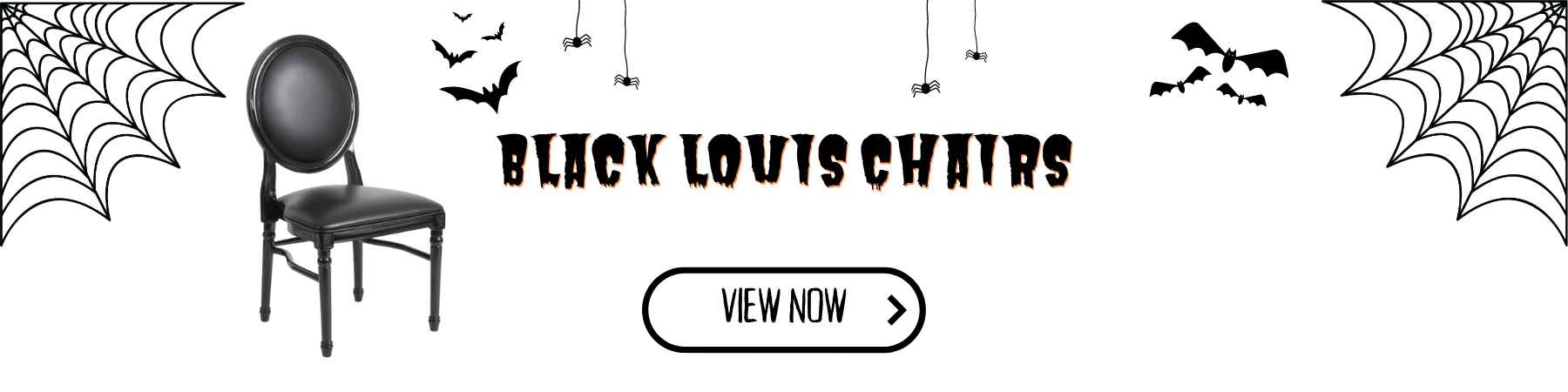 Black Louis Chair Rentals