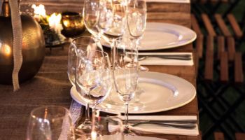 Redlands tableware rentals and dinnerware rental