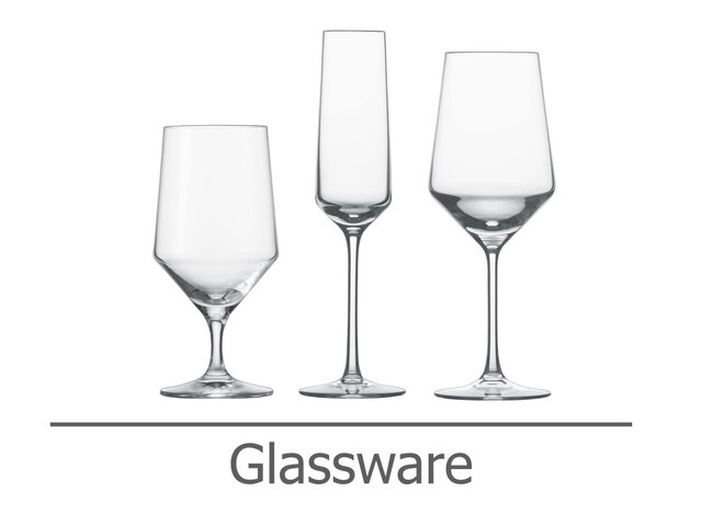 glassware rental