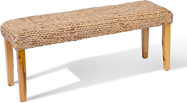 Bench - Natural Woven Bench