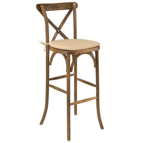 Seating - Antique Cross Back Stool