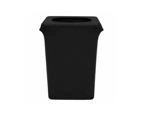 Catering - Black Spandex 23 Gal Trash Can Cover 