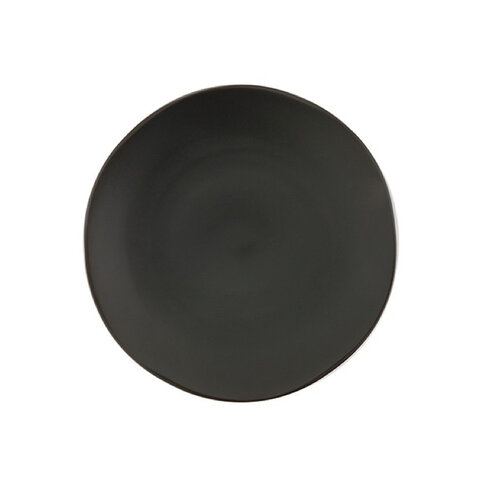 Dinnerware - Black Stoneware Salad/Dessert Plate (5 Pack)