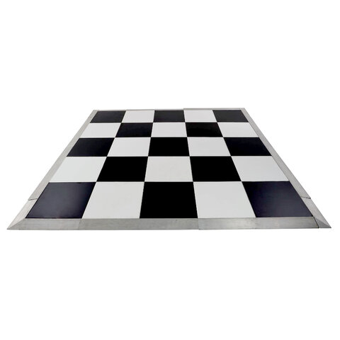 Flooring - Outdoor Black and White Dance Floor