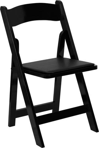 Chair - Black Resin Folding Chair