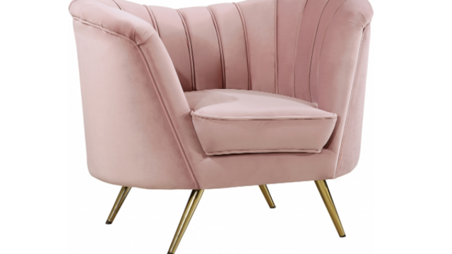 Seating - Blush Velvet Stella Lounge Chair