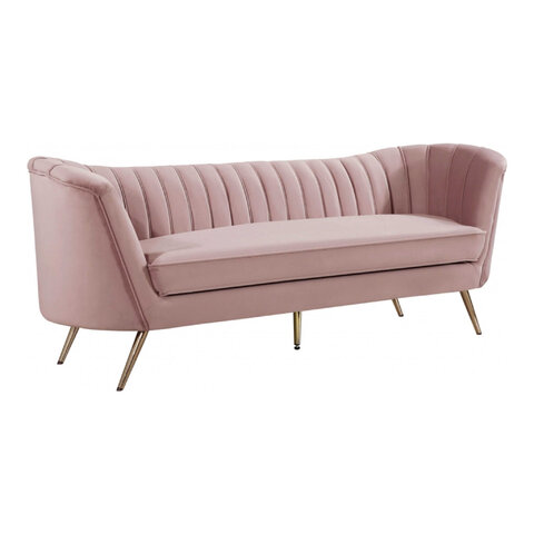 Lounge - Blush Velvet Sofa