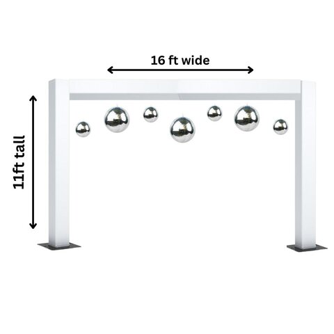 Truss with Assorted Disco Balls | Ricky's Party Rentals