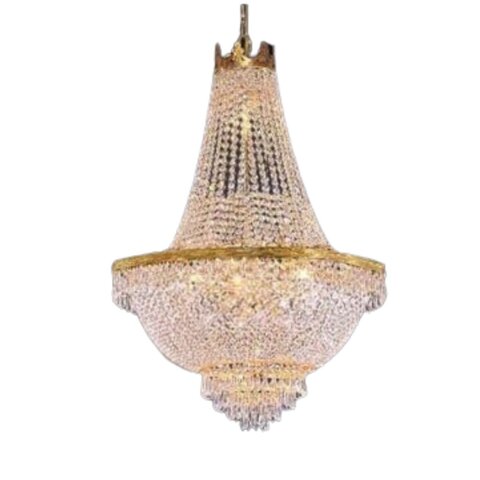 24in Gold Empire Chandelier