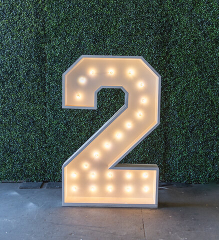 4ft marquee numbers