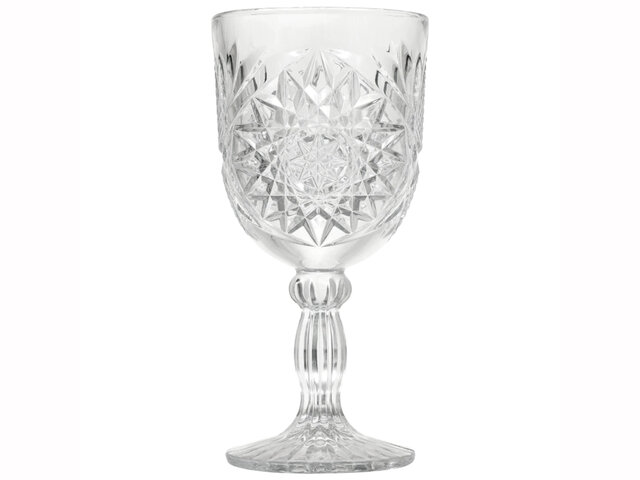 Glassware - Diamond Goblet 12 oz (25 per rack) 